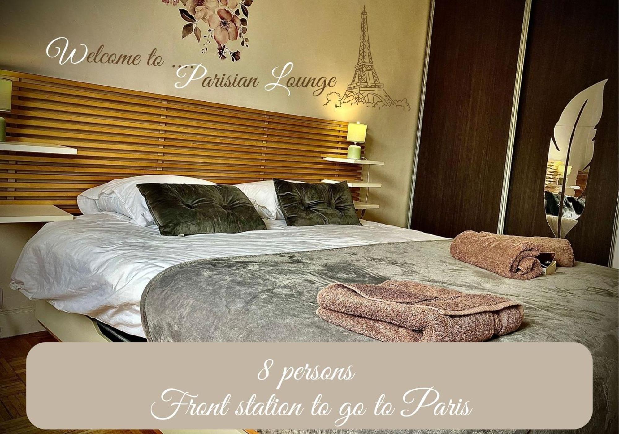 Appartement Parisian Lounge 8 Pers Front Station à Villemomble Extérieur photo